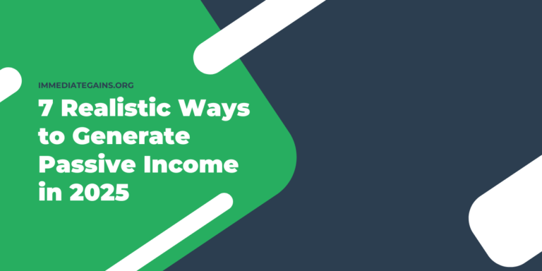 Realistic Ways to Generate Passive Income in 2025 Image